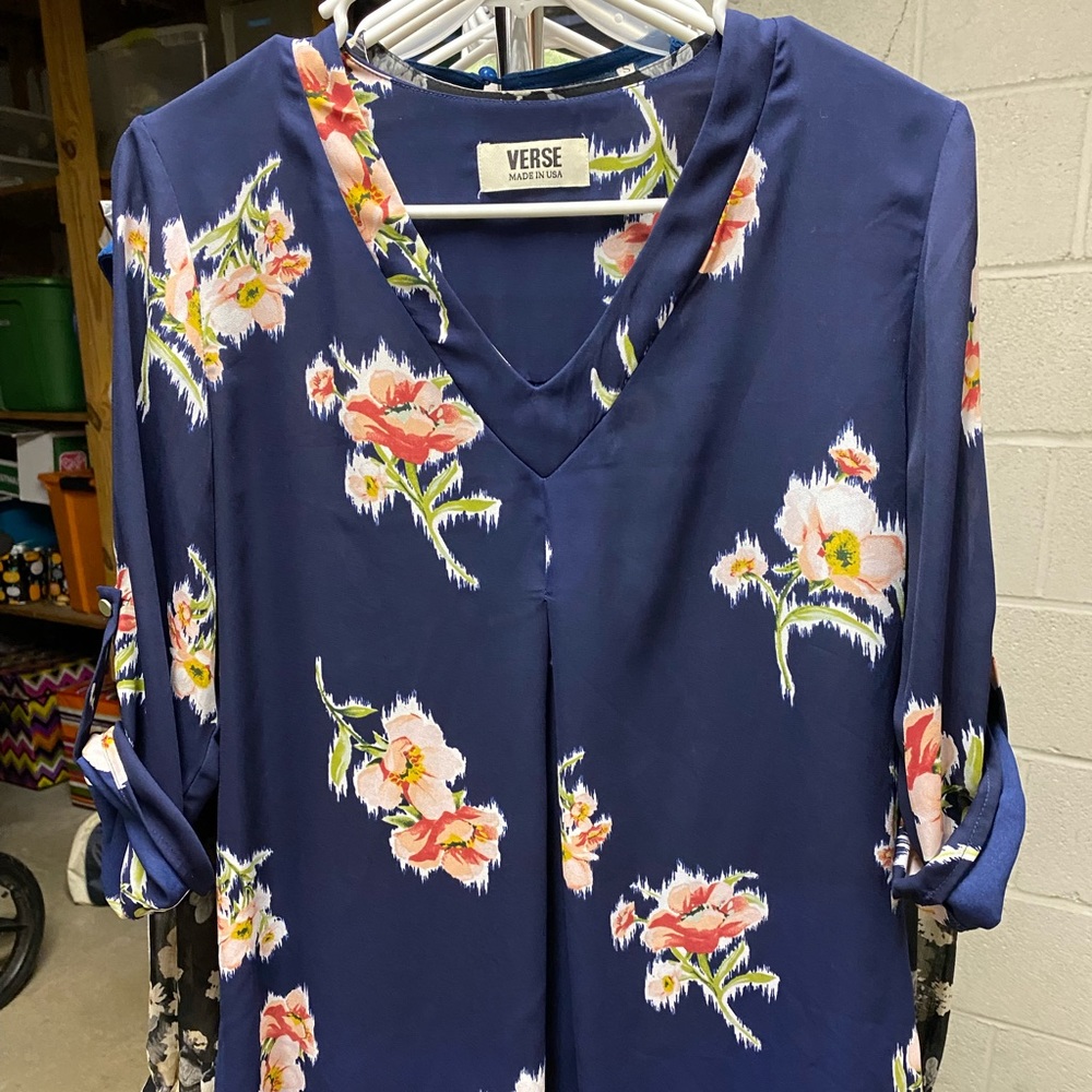 Gorgeous Flowy Floral Maternity Blouse
